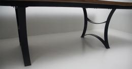 Extendable Elm Dining Room River Table 10