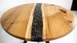 Round River Rock Kitchen Table 2