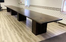 Stained White Oak 24 Foot Conference Table 2