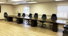 Stained White Oak 24 Foot Conference Table 3