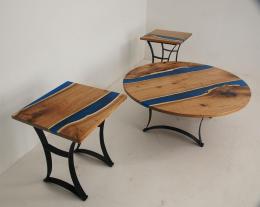 Butternut Blue River Coffee Table & Matching End Tables