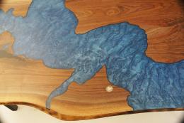 CNC Epoxy Chesapeake Bay Table 3