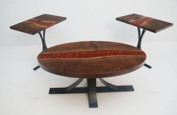 Walnut Coffee Table Set