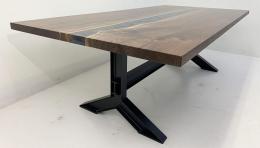 Walnut Conference River Table With Embedded Tools And C