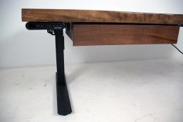 Handmade Live Edge Walnut Adjustable Height Rising Desk
