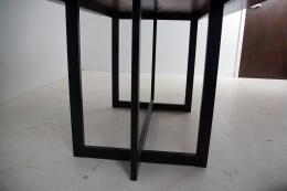 Dining Room Table With Black Epoxy River 4