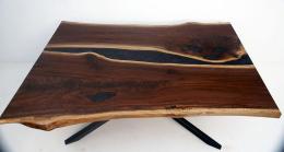 Live Edge River Dining Room Table & Matching River Coff