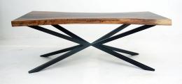 Live Edge River Dining Room Table & Matching River Coff