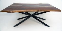 Live Edge River Dining Room Table & Matching River Coff