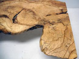 Natural Maple Burl Live Edge Coffee Table 5