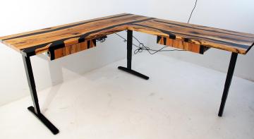 L-Shaped River Desk