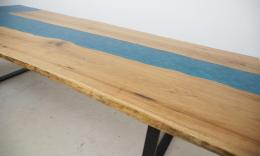 Epoxy Resin âIntercoastal Waterwayâ Dining Table 5