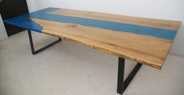 Epoxy Resin “Intercoastal Waterway” Dining Table