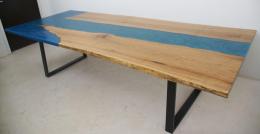 Epoxy Resin âIntercoastal Waterwayâ Dining Table 4