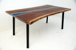 Live Edge Blue River Dining Table 1