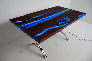 Dining Room Table With LED Lights