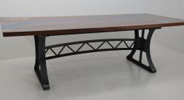 Walnut Mississippi River Logo Conference Table 4