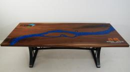 Walnut Mississippi River Logo Conference Table 1