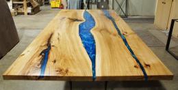 Hickory Resin River Dining Table 4