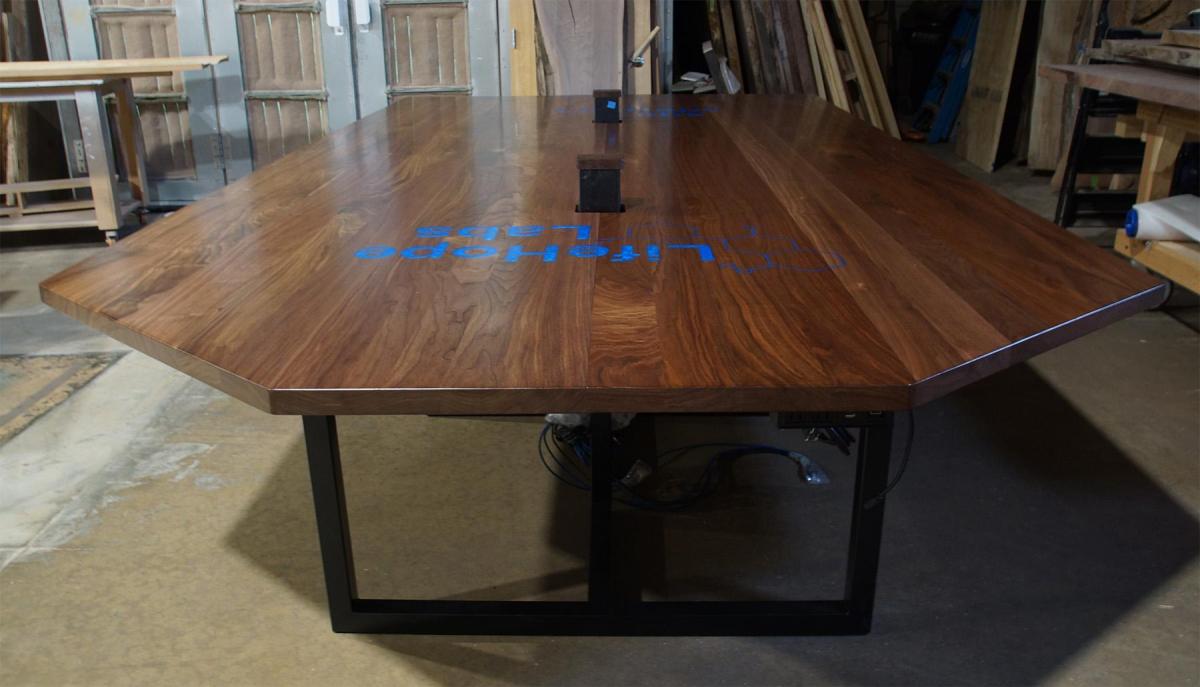 boat shaped conference table