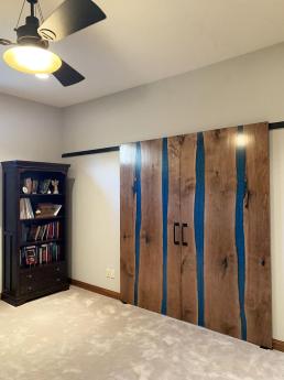 Walnut River Interior Sliding Barn Doors 2