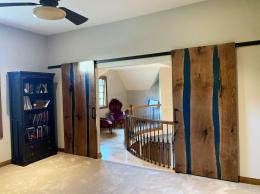 Walnut River Interior Sliding Barn Doors 5