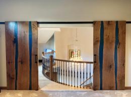 Walnut River Interior Sliding Barn Doors 4