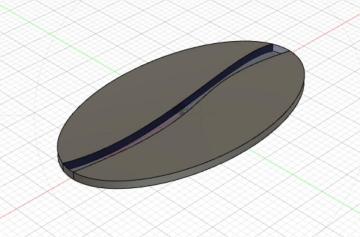 Left View Of Oval River Table